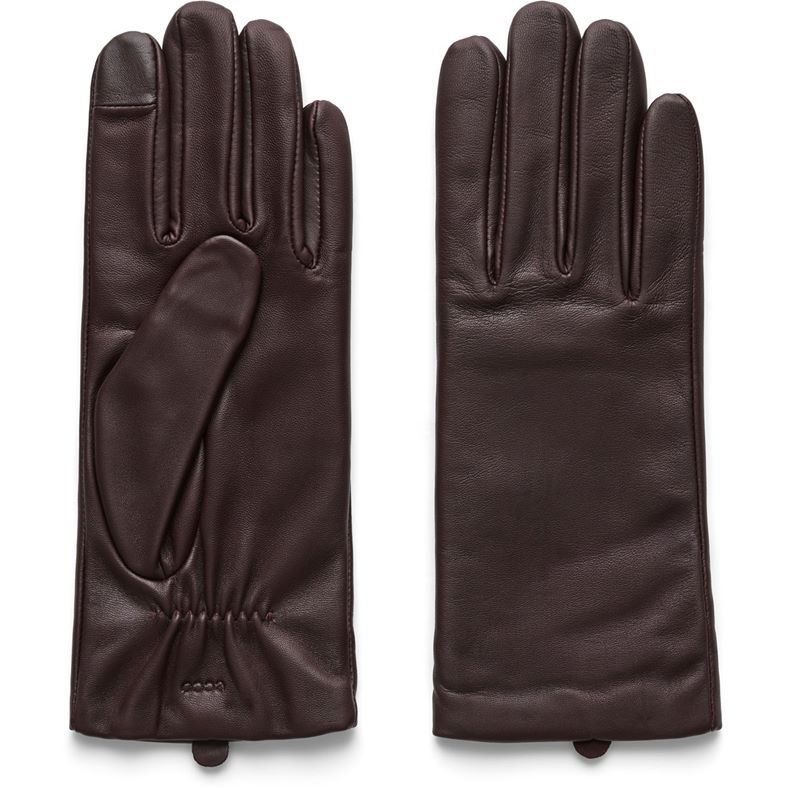 ecco gloves w plain